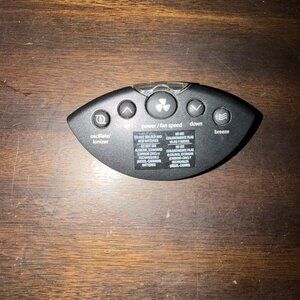 Honeywell 5 Button Replacement Remote Control Quietset Tower Fan